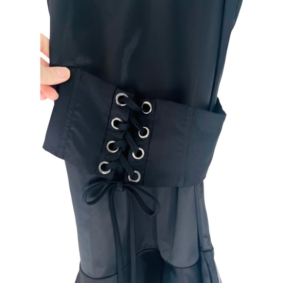 🛑SOLD REVOLVE NBD Annie Corset Mini Ruffle Dress in Black Size XS - Picture 5 of 9